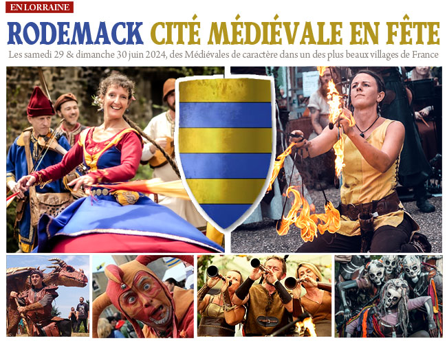 Animations médiévales et célébrations du Moyen Âge à Rodemack