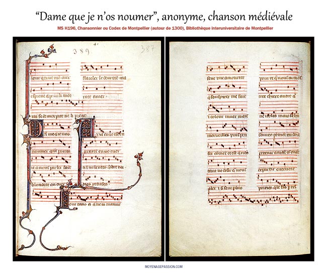 Le motet du jour dans le manuscrit enluminé H196 ou chansonnier de Montpellier